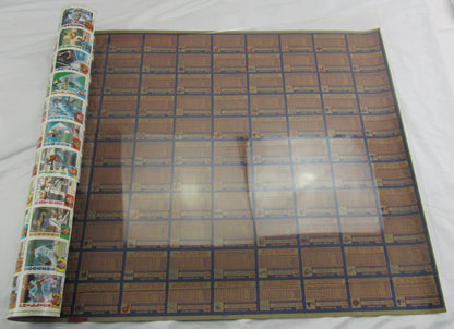 1984 Topps Baseball Card Uncut Sheet with Mattingly. Strawberry RC