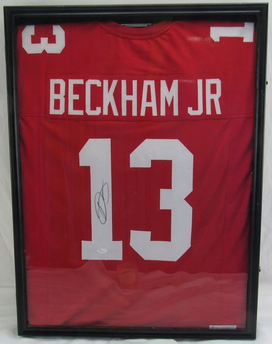 Odell Beckham Jr Signed Framed Jersey JSA S11475