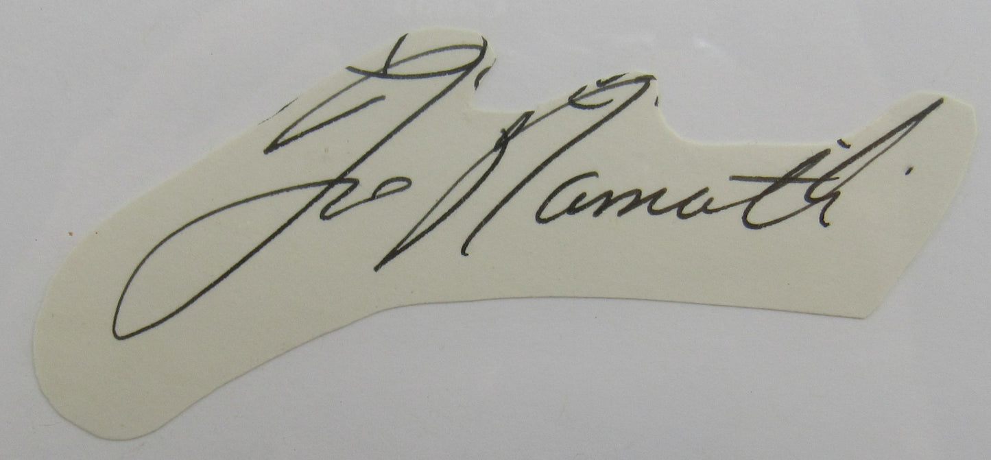 Joe Namath Cut Signed Auto PSA/DNA Encapsulated XIV