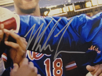 Mike Tyson Darryl Strawberry Dwight Gooden Signed Auto Autograph 16x20 Photo JSA COA