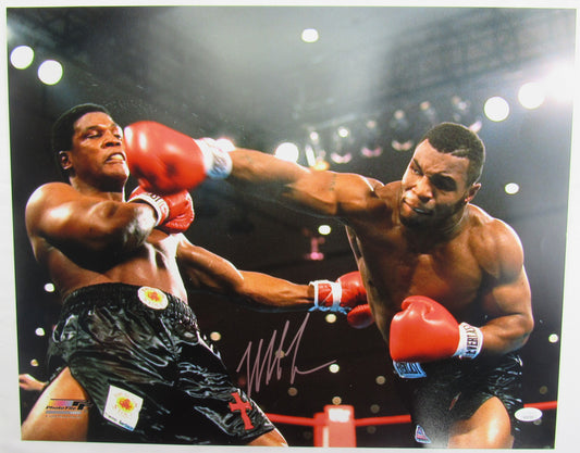 Mike Tyson Signed Auto Autograph 16x20 Photo JSA COA II