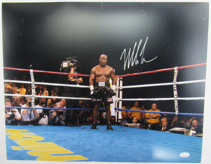 Mike Tyson Signed Auto Autograph 16x20 Photo JSA COA III