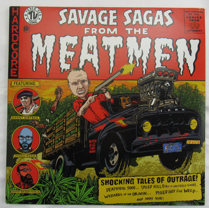 Large Tesco Vee and the Meatmen Lot - Touch and Go, War of the Superbikes and more