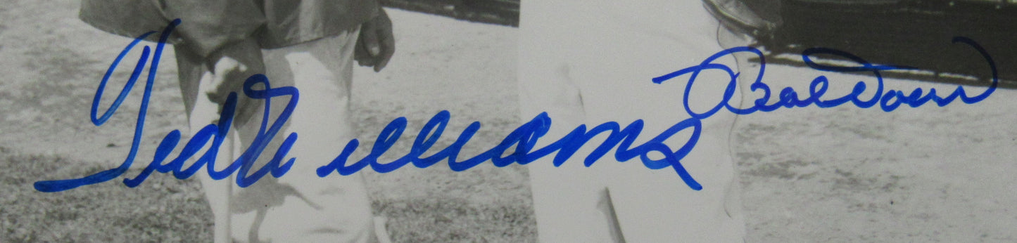 Ted Williams Bobby Doerr Signed Auto 8x10 PSA/DNA LOA H56427