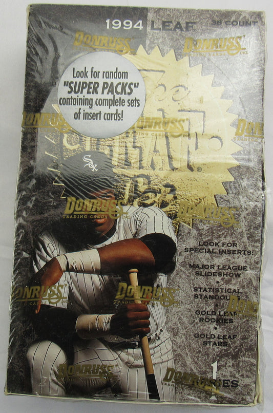 1994 Leaf Series 1 Baseball Wax Box