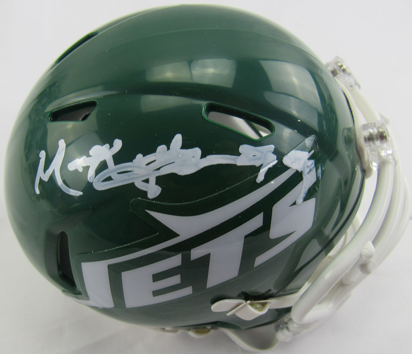 Mark Gastineau Signed Auto Autograph Jets Mini Helmet JSA WB541694