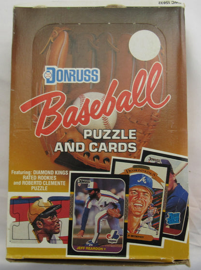 1987 Donruss Baseball Wax Box