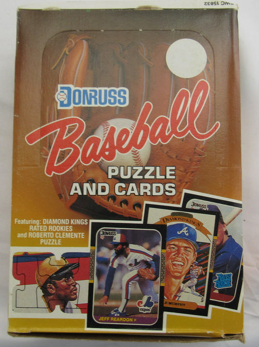 1987 Donruss Baseball Wax Box