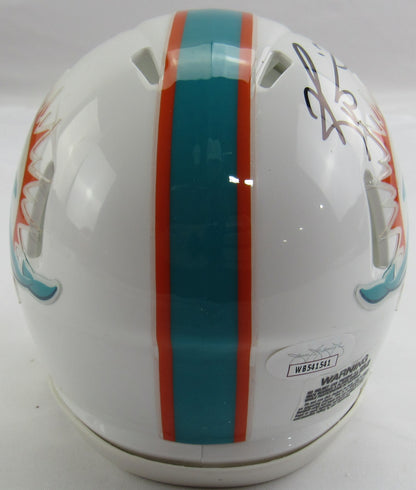 Ricky Williams Signed Auto Autograph Dolphins Mini Helmet Hitting Holes w/ Insc JSA COA