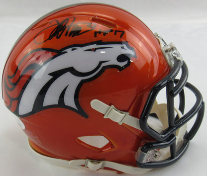 Terrell Davis Signed Auto Autograph Broncos Mini Helmet JSA COA II