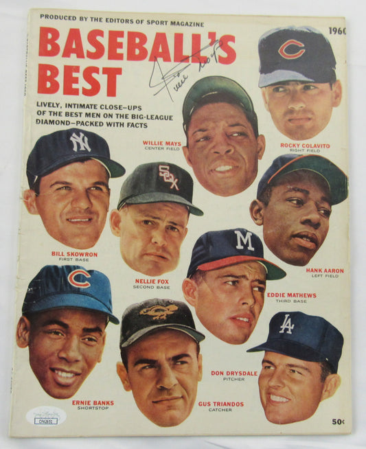 Willie Mays Signed Auto Baseballs Best Magazine JSA CF42651