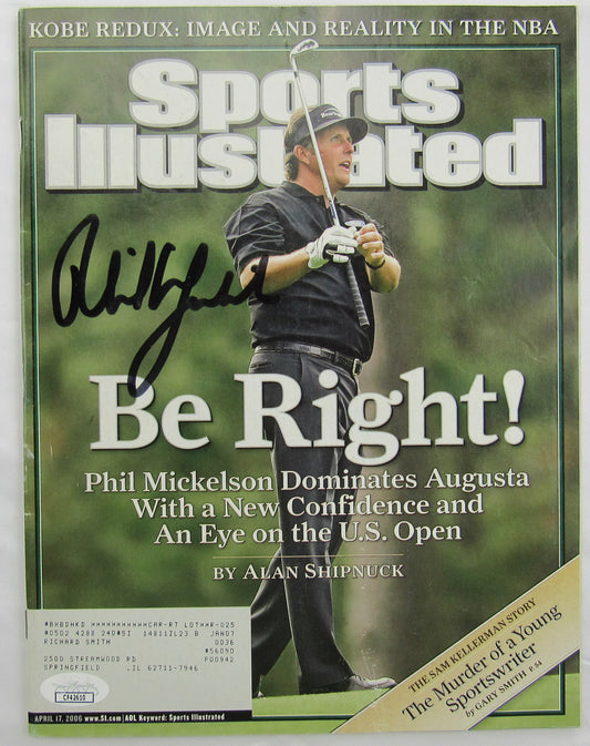 Phil Mickelson Signed Auto Sports Illustrated Magazine JSA CF42610