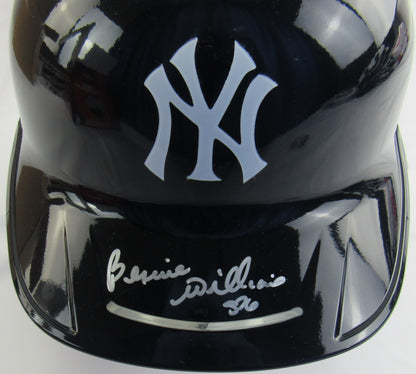 Bernie Williams Signed Auto Autograph Yankees Batting Helmet JSA Witness COA