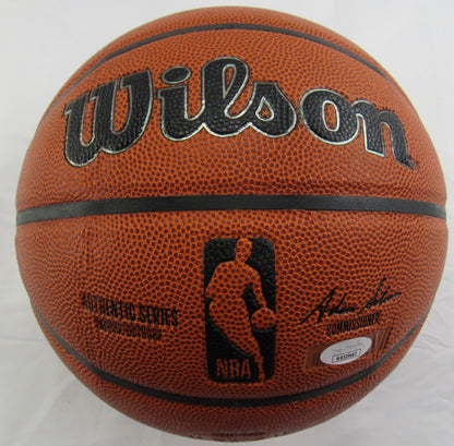 John Starks Signed Auto Autograph Wilson NBA Basketball JSA Witness COA