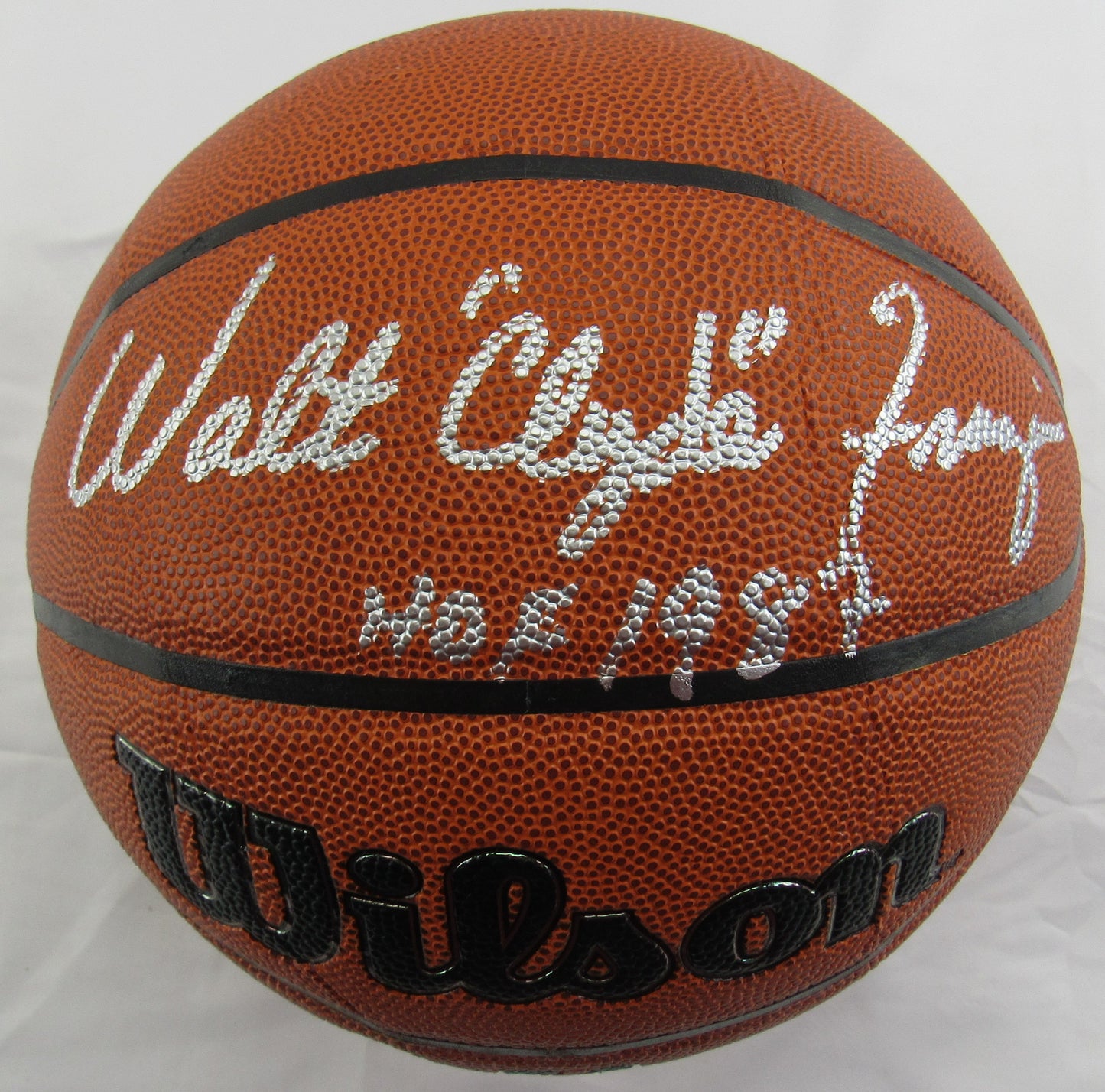 Walt Frazier Signed Auto Autograph Wilson NBA Basketball JSA Witness COA