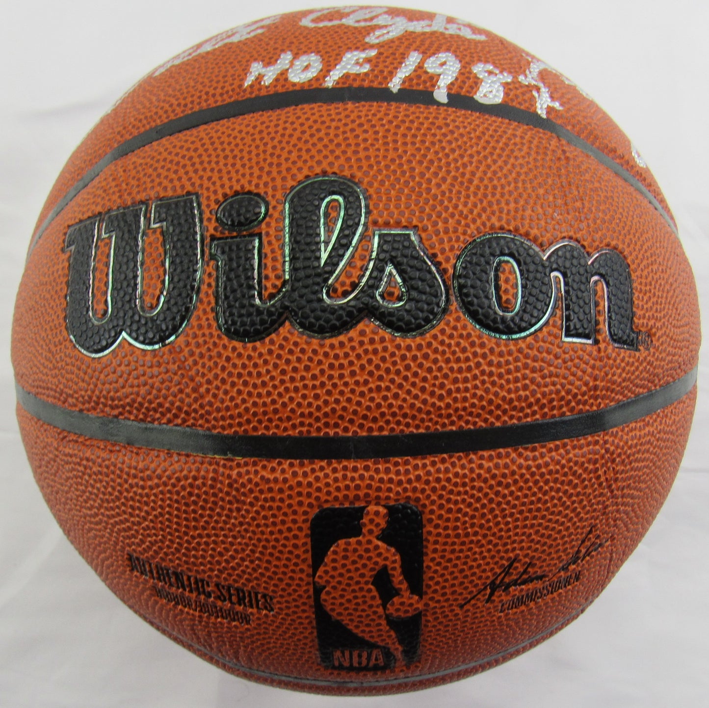 Walt Frazier Signed Auto Autograph Wilson NBA Basketball JSA Witness COA