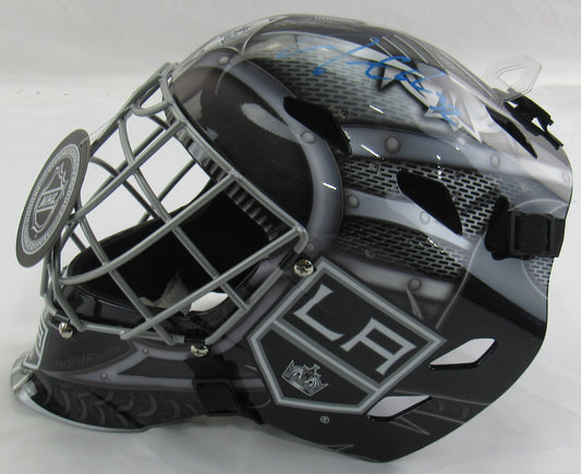 Jonathan Quick Signed Auto Autograph Franklin Kings Helmet Replica JSA COA