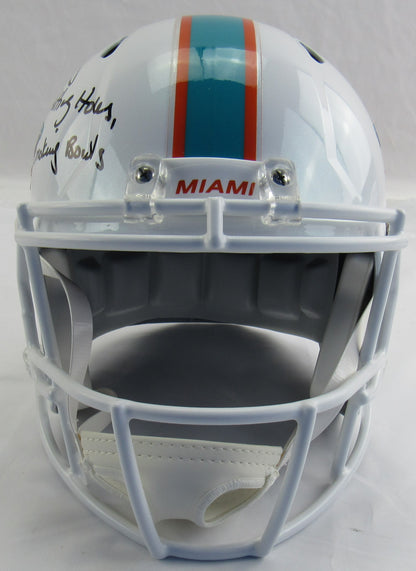 Ricky Williams Signed Auto Autograph Riddell Dolphins Helmet Replica w/ Bowls Insc JSA COA