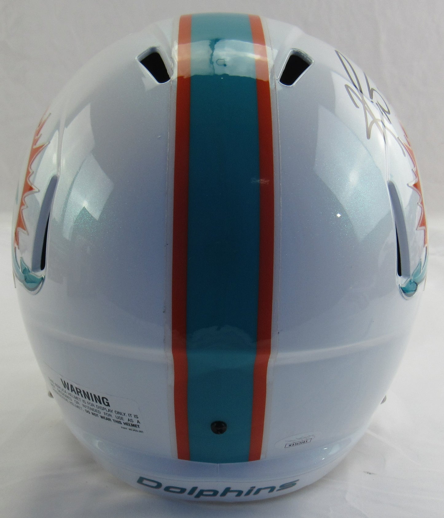 Ricky Williams Signed Auto Autograph Riddell Dolphins Helmet Replica w/ Bowls Insc JSA COA