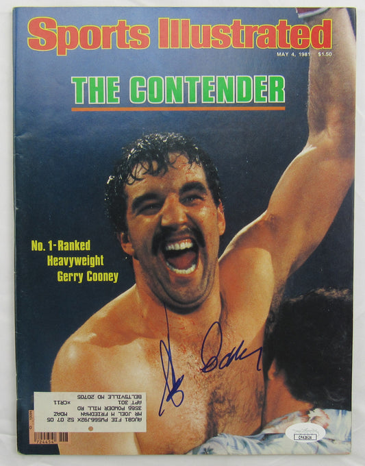 Gerry Cooney Signed Auto Sports Illustrated Magazine JSA CF42624