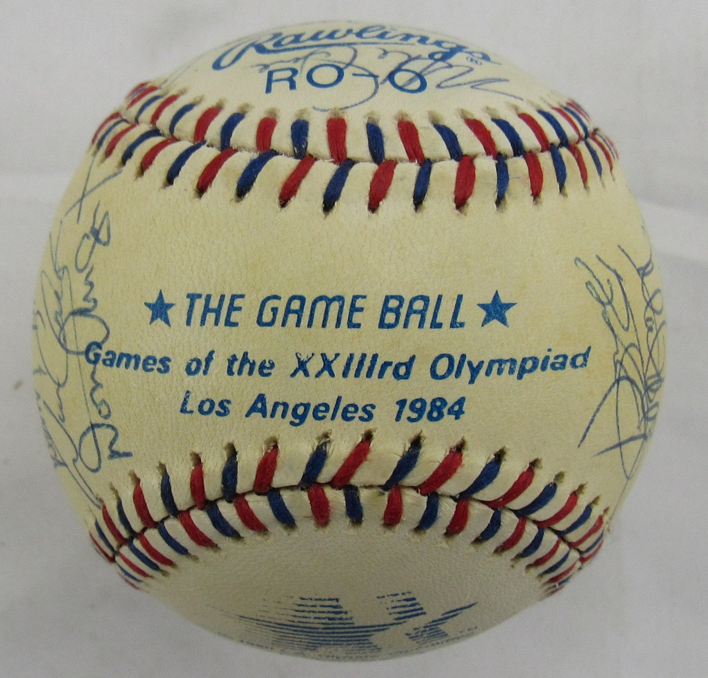 1984 Olympic Baseball Team Signed Ball - Mark McGwire, Cory Snyder, Will Clark and More