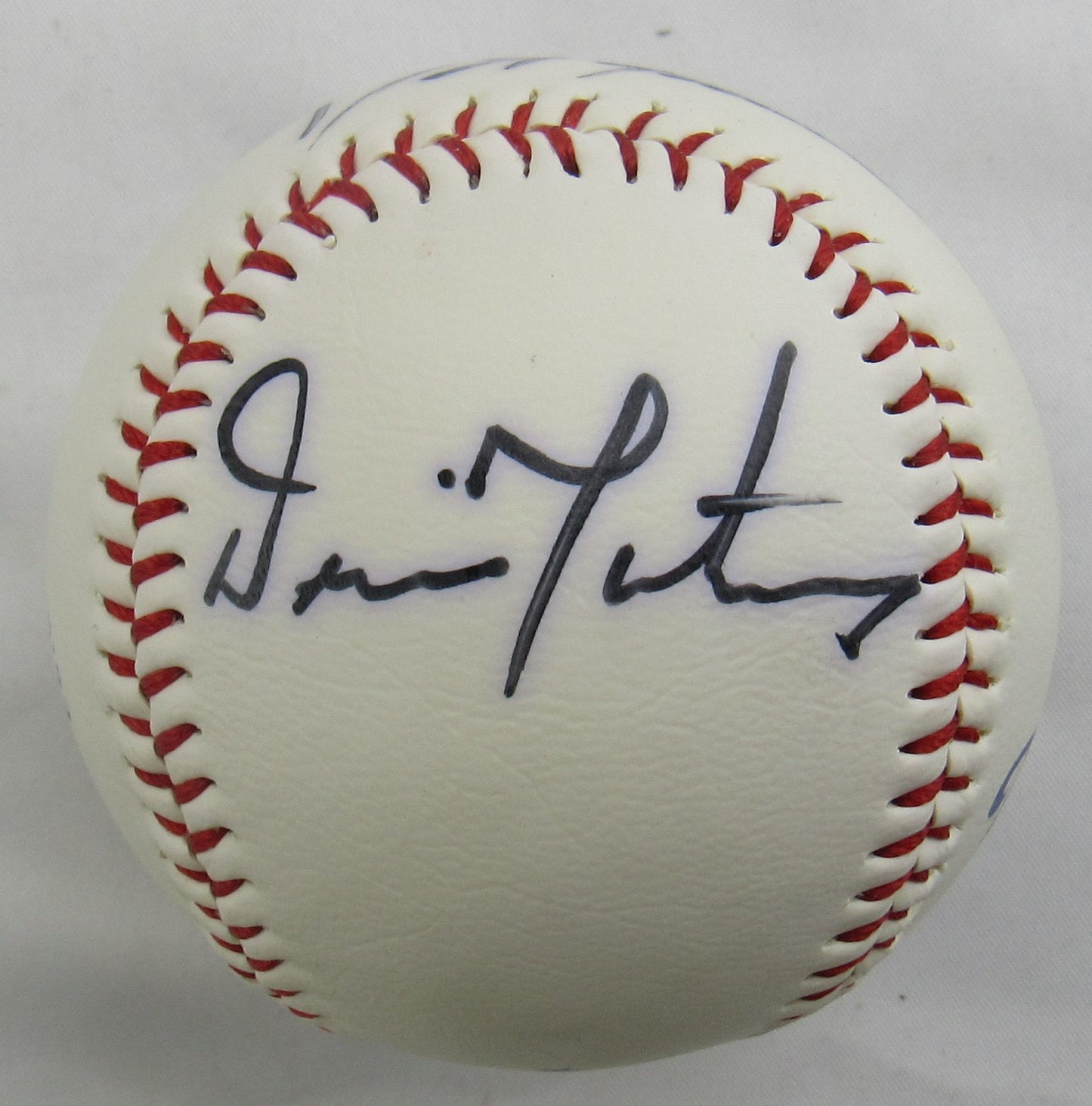 David Freese Colby Rasmus Dennis Martinez Signed Auto Baseball B171