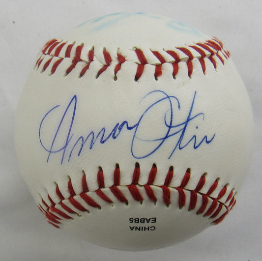 Amos Otis Stan Bahnsen Jack Billingham +3 More Signed Auto Baseball B171