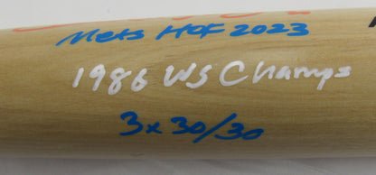 Howard Johnson Signed Auto Autograph Rawlings Baseball Bat w/ Multiple Insc JSA COA