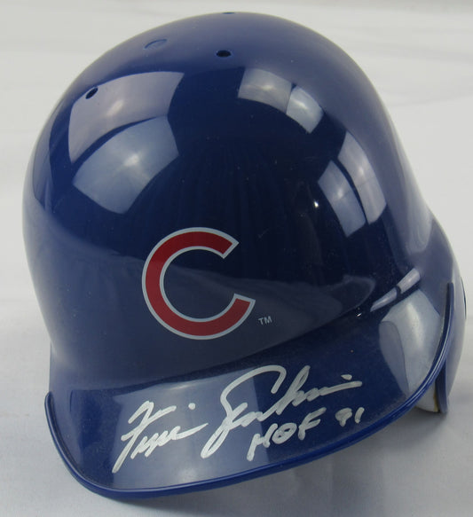 Fergie Jenkins Signed Auto Mini Helmet JSA CF42690