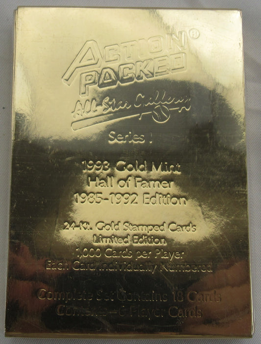 1993 Action Packed All Star Gallery 24kt Gold Mint Factory Sealed Series 1 Pack