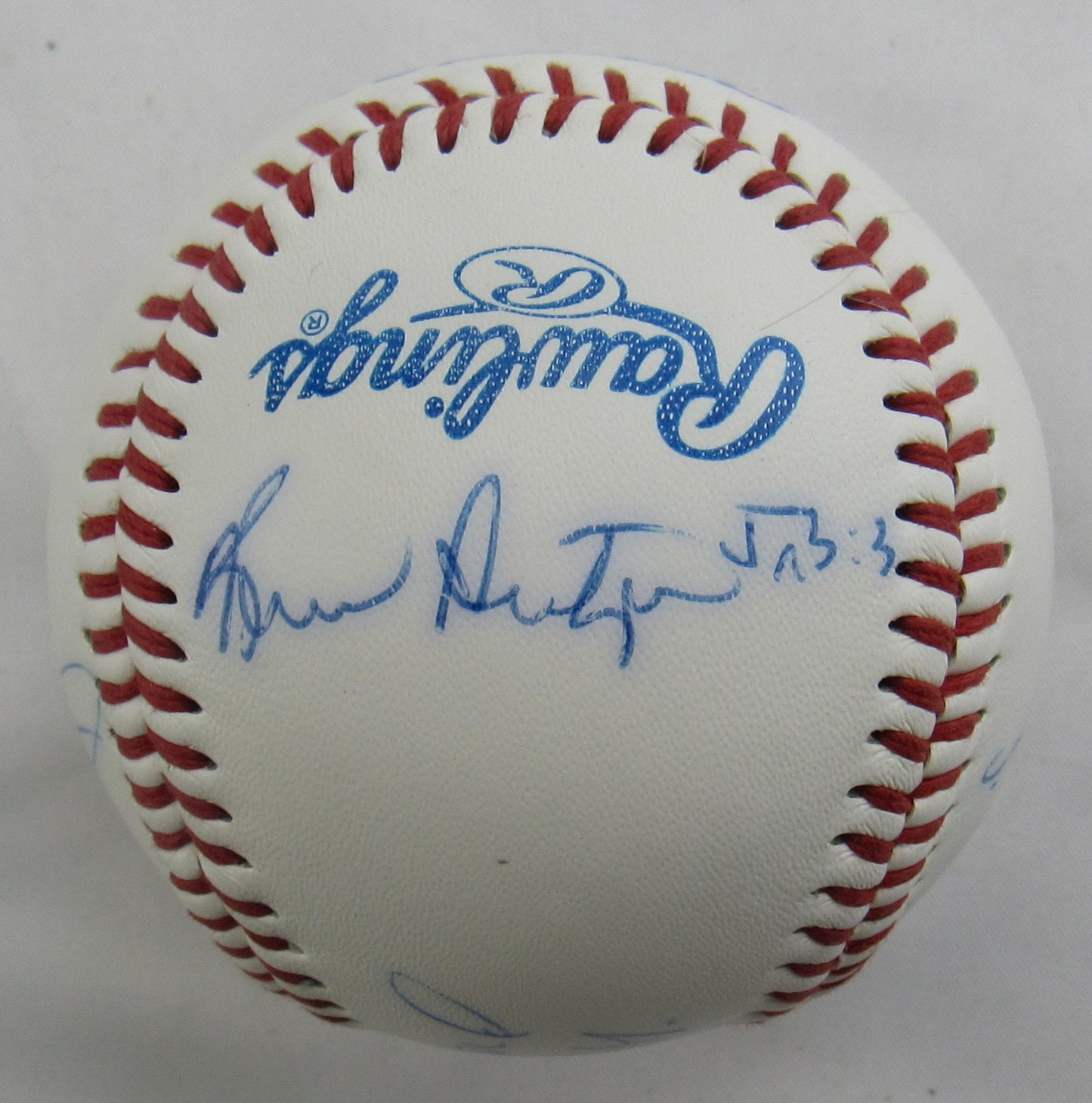 Frank Howard Tommy Davis Stan Bahnsen Toby Hall +1 More Signed Auto Baseball B171