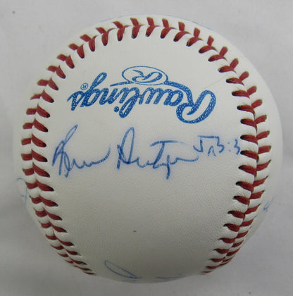 Frank Howard Tommy Davis Stan Bahnsen Toby Hall +1 More Signed Auto Baseball B171
