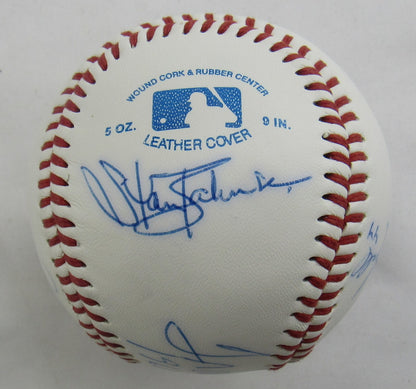 Frank Howard Tommy Davis Stan Bahnsen Toby Hall +1 More Signed Auto Baseball B171