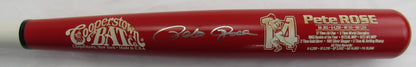 Pete Rose Signed Auto Autograph Cooperstown Baseball Stat Bat JSA COA