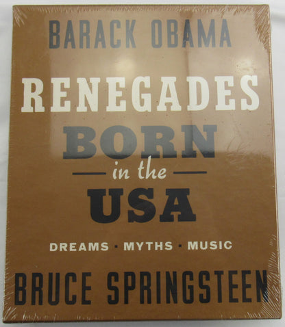 Barack Obama and Bruce Springsteen Signed Born in the USA Book