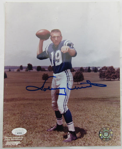 Johnny Unitas Signed Auto Autograph 8x10 Photo JSA AX39292