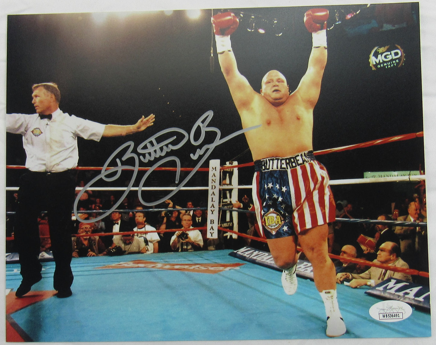 Eric Esch Butter Bean Signed Auto Autograph 8x10 Photo JSA WB536491