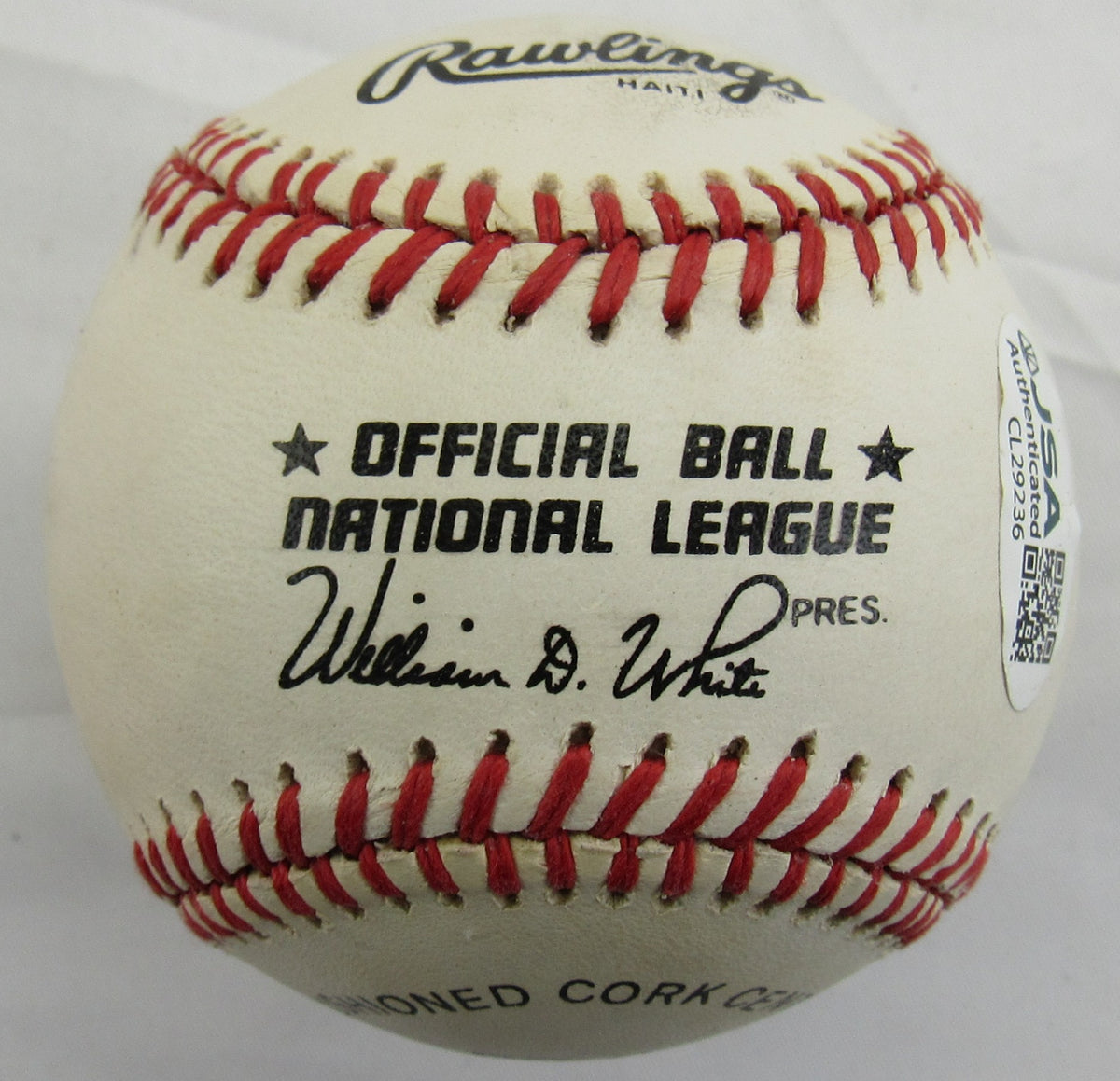 Dwight Gooden Signed Rawlings Baseball JSA CL29236
