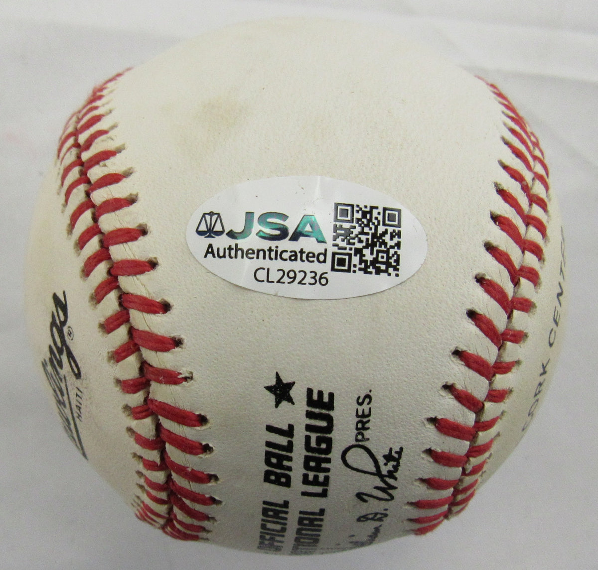 Dwight Gooden Signed Rawlings Baseball JSA CL29236