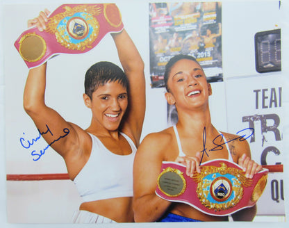 Amanda & Cindy Serrano Signed Auto Autograph 8x10 Photo