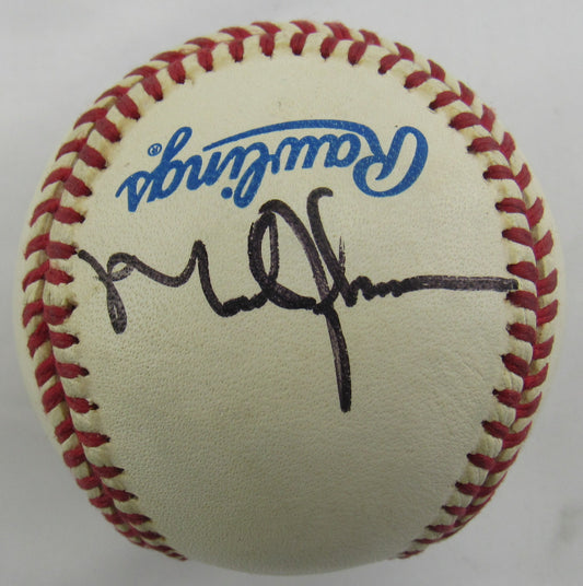 Mark Johnson Signed Auto Rawlings Baseball