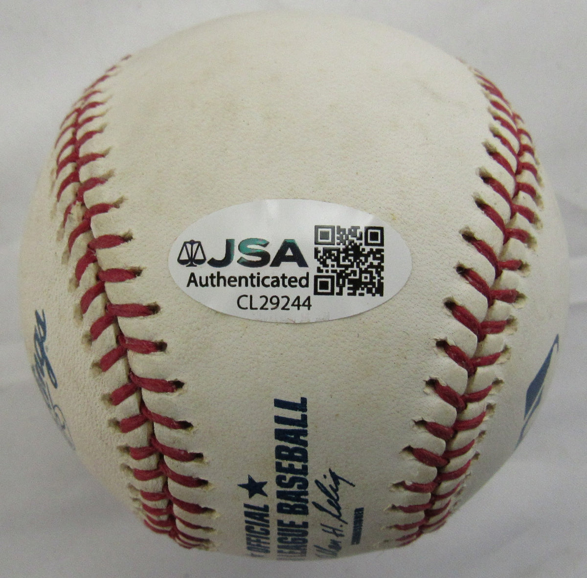 Johnny Damon Signed Rawlings Baseball JSA CL29244