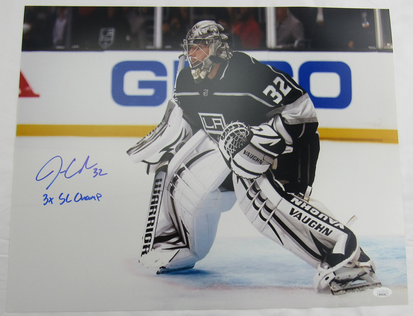 Jonathan Quick Signed Auto Autograph 8x10 Photo w/ Insc JSA Witness