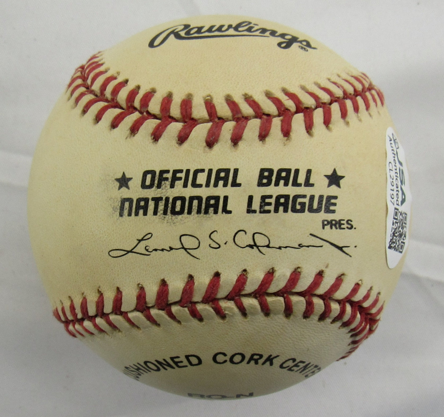 Barry Bonds Signed Rawlings Baseball JSA CL29197