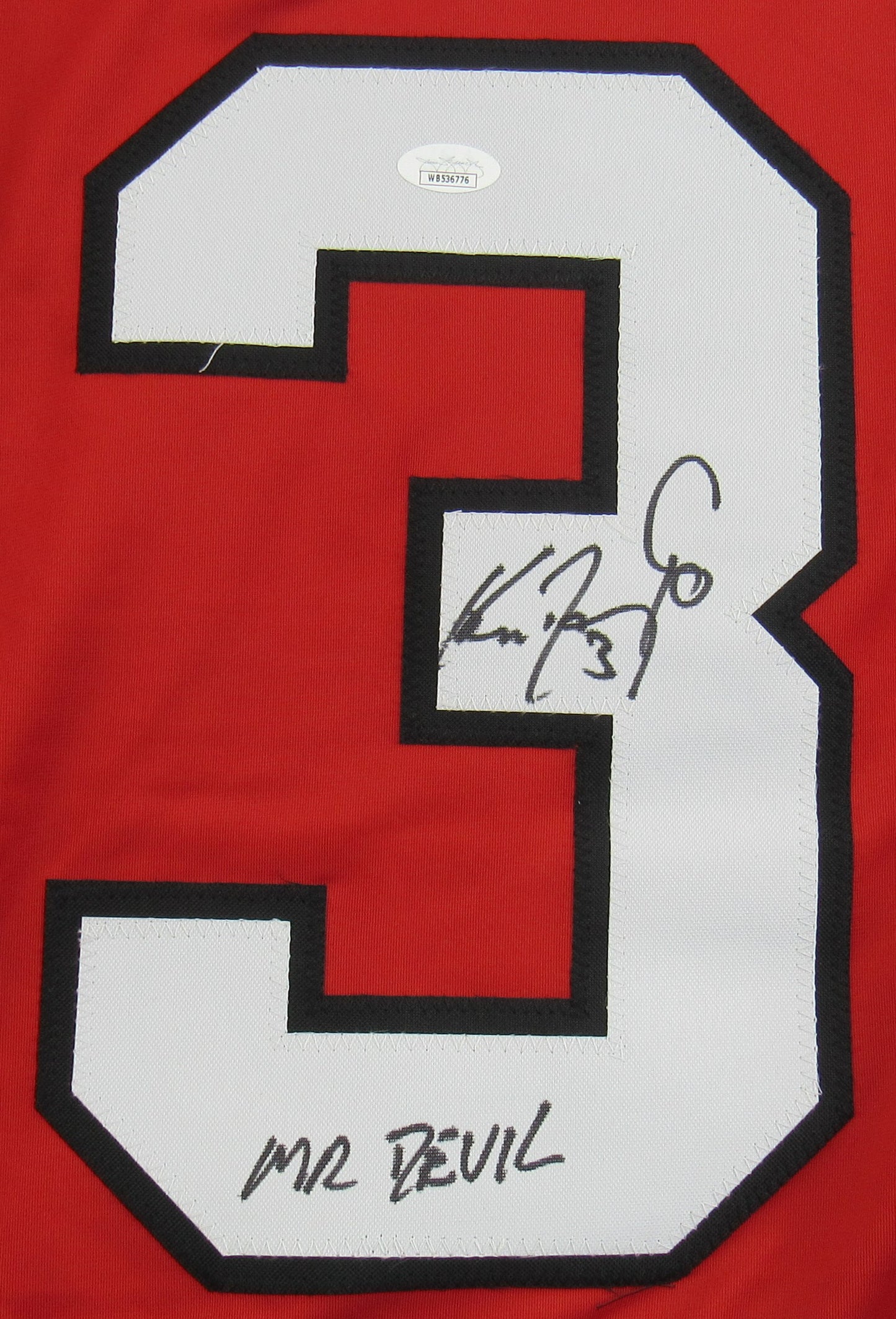 Ken Daneyko Signed Auto Autograph Devils w/ Insc Jersey JSA COA