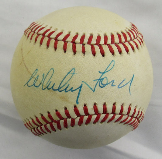 Whitey Ford Signed Rawlings Baseball JSA CL29260