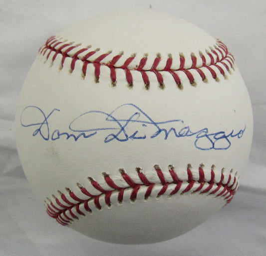 Dom DiMaggio Signed Rawlings Baseball JSA CL29203