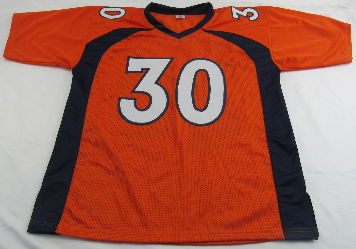 Terrell Davis Signed Auto Autograph Broncos Orange Jersey w/ HOF Insc JSA COA