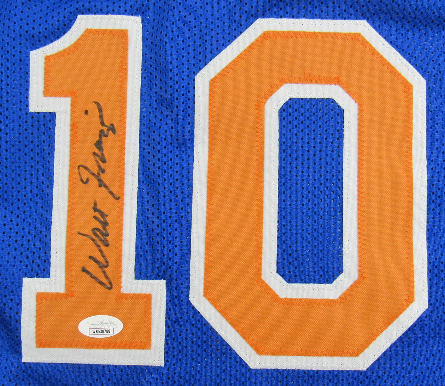 Walt Frazier Signed Auto Autograph Replica Knicks Jersey JSA COA