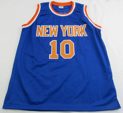 Walt Frazier Signed Auto Autograph Replica Knicks Jersey JSA COA